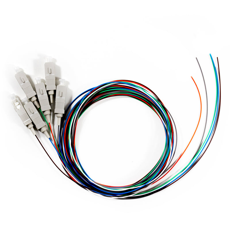 Serveredge Sc Pigtail Om4 2M 6 Fibres 6 Colour