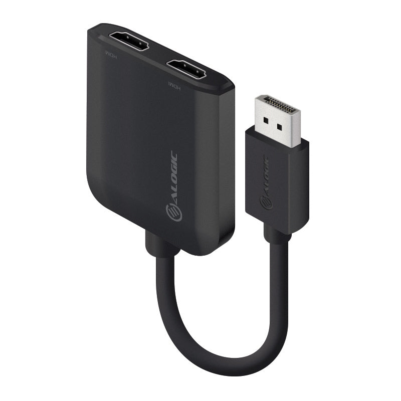 Alogic Display Port To Dual Hdmi Adapter 4K 30 Hz