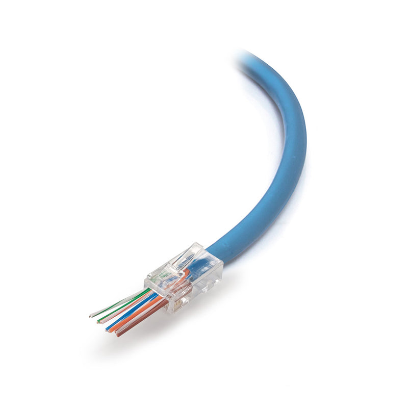 Rj45 Cat6  Pt Series Pass Through Connector Pack Of 50