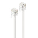 2M Rj12 Telephone Cables 6P 6C Male To Male