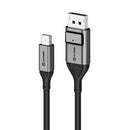 Ultra Mini Display Port To Display Port Cable 2M Space Grey