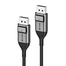 Alogic Ultra 8K Display Port To Display Port Cable 1M Space Grey