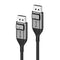 Alogic Ultra 8K Display Port To Display Port Cable 1M Space Grey