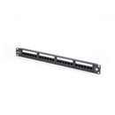 Serveredge 24 Port Cat6 Patch Panel 1Ru Includes Cable Management Bar