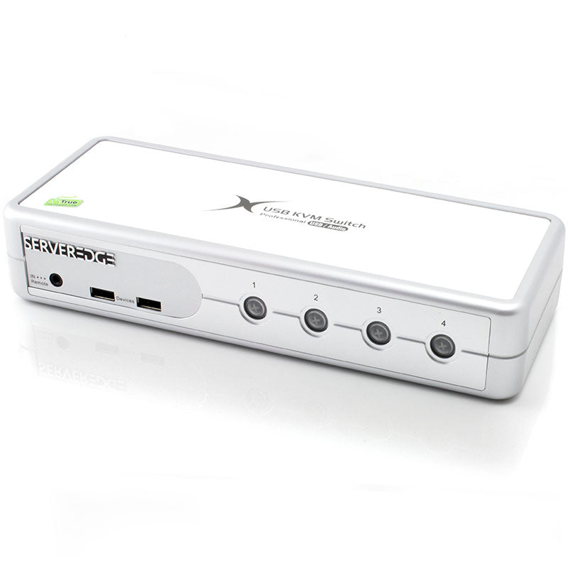 Serveredge 4 Port Usb Dvi Desktop Kvm Switch With Audio Usb Hub