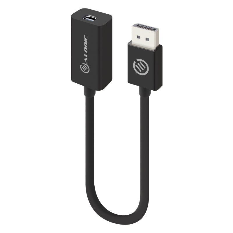 Alogic 20Cm Displayport Male To Mini Displayport Female Adapter