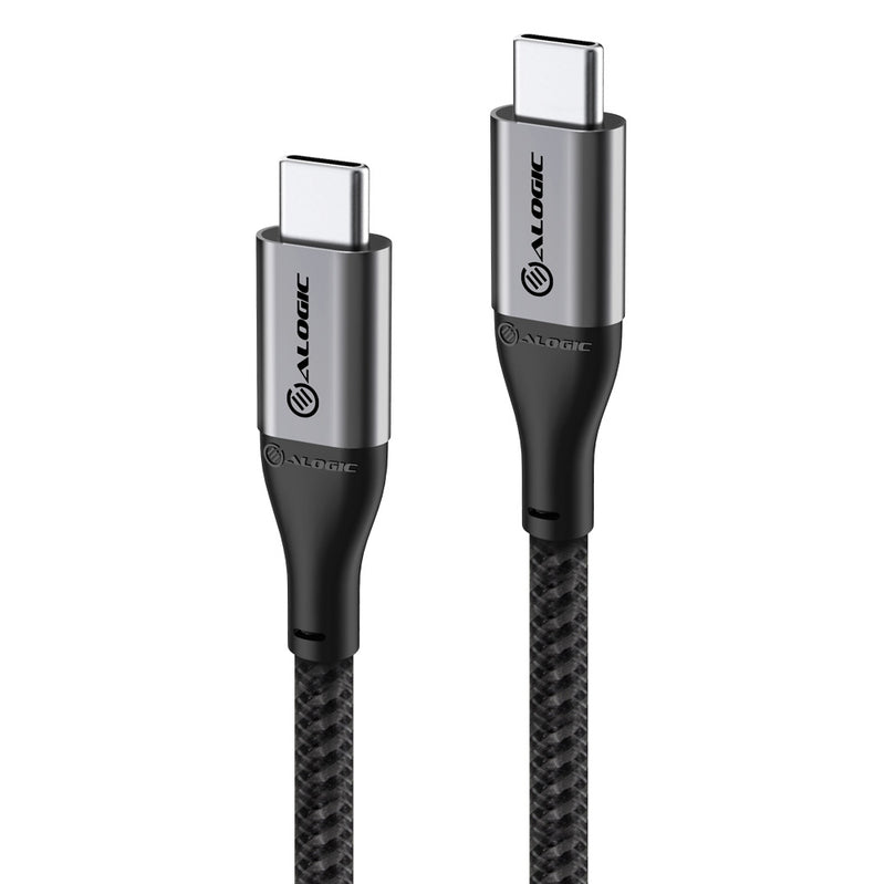 Alogic Super Ultra Usb C To Usb C Cable Male To Male Space Grey