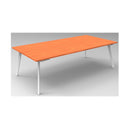 Meeting Table Cherry And White 2400X1200X730Mm