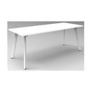 Meeting Table Natural White And White 1800X750X730Mm