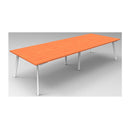 Meeting Table Cherry And White 3200X1200X730Mm