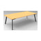 Meeting Table Beech And Black 2400X1200X730Mm