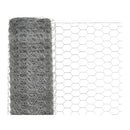 Chicken Wire Fence Galvanised Steel Silver