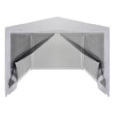 Party Tent With 4 Mesh Sidewalls 4X3 M