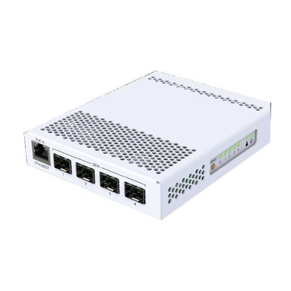 Mikrotik 4 Sfp And 1 Gigabit Ethernet Ports Dual Dc Inputs And Poe