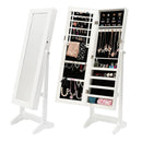 Mirror Jewellery Cabinet Luvo White