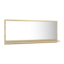 Bathroom Mirror Sonoma Oak 100Cm Chipboard