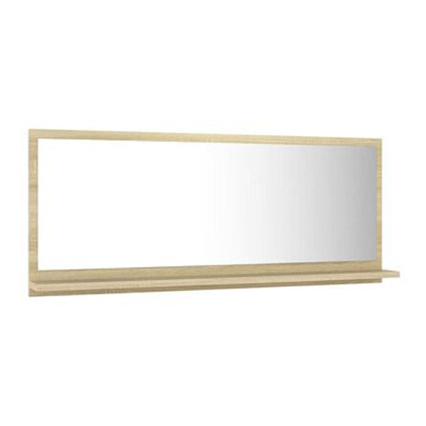 Bathroom Mirror Sonoma Oak 100Cm Chipboard