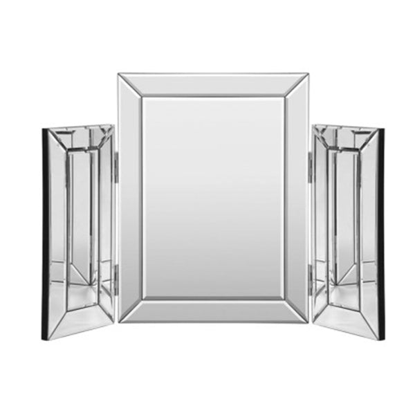 Mirrored Furniture Makeup Mirror Dressing Table Vanity Foldable