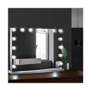 Hollywood Frameless Makeup Mirror With 15 Led Lighted Vanity 58X46 Cm