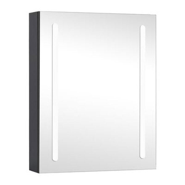 Led Bathroom Mirror Cabinet 50X13X70 Cm Anthracite