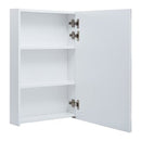 Led Bathroom Mirror Cabinet 50X13X70 Cm White And Silver
