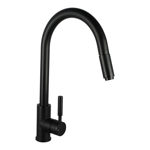 Kitchen Sink Mixer Tap Swivel Gooseneck Pull Out Laundry