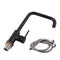 Goonseneck Kitchen Mixer Tap Swivel Spout Laundry Sink Faucets Black