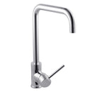 Kitchen Mixer Tap Swivel Goonseneck Spout Round Laundry Faucets Chrome