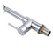Gooseneck Kitchen Sink Mixer Tap Pull Down Flexible Spout Brass