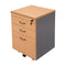 Mobile Pedestal Beech And Ironstone 465X447X690Mm