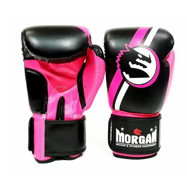 Morgan V2 Classic Boxing Gloves Pink Black