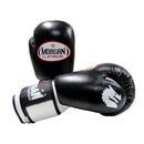 Morgan V2 Platinum Leather Sparring Gloves Black