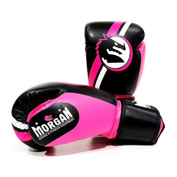 Morgan V2 Classic Boxing Gloves Pink Black