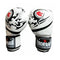 Morgan Elite Boxing And Muay Thai Leather Gloves White