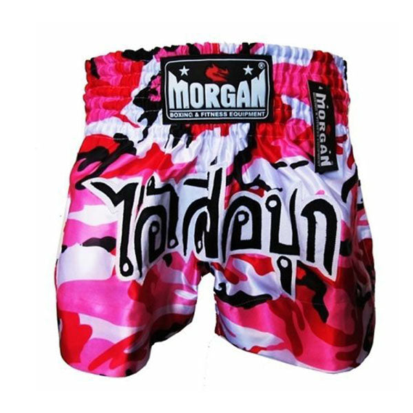 Morgan Muay Thai Pink Diabla Camo Shorts