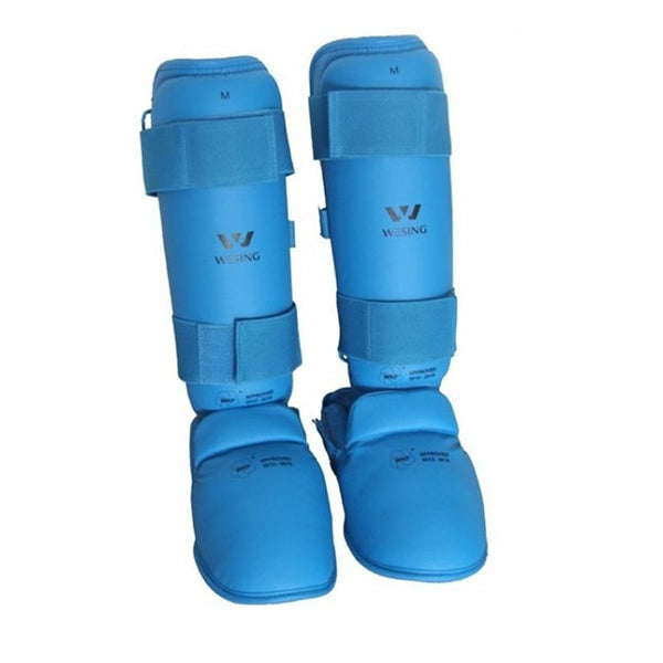 Wesing Wkf Approved Shin And Instep Blue