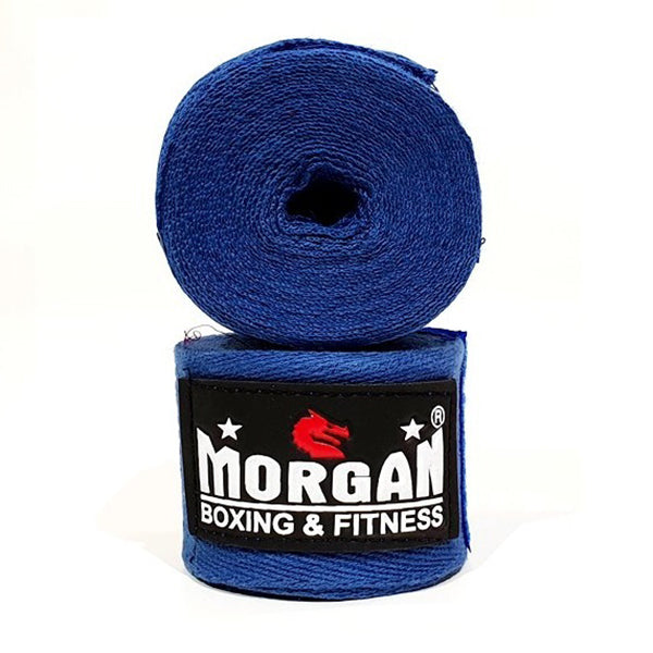 Morgan Cotton Boxing Hand Wraps 180 Inch 4M Long Pair