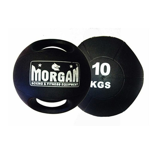 Morgan Double Handled Medicine Ball Set Of 2 5Kg 10Kg