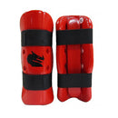 Morgan Dipped Foam Protector Forearm Guards Red