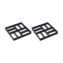 Pavement Moulds 2 Pcs 40X40X4 Cm Plastic