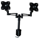 Two-Screen 10-25" Desk Monitor TV Plasma LED LCD Work Mount