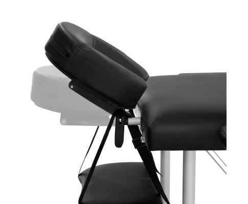 Portable Aluminium 3 Fold Massage Table 75cm