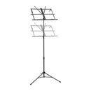 Music Book Stand Black Steel