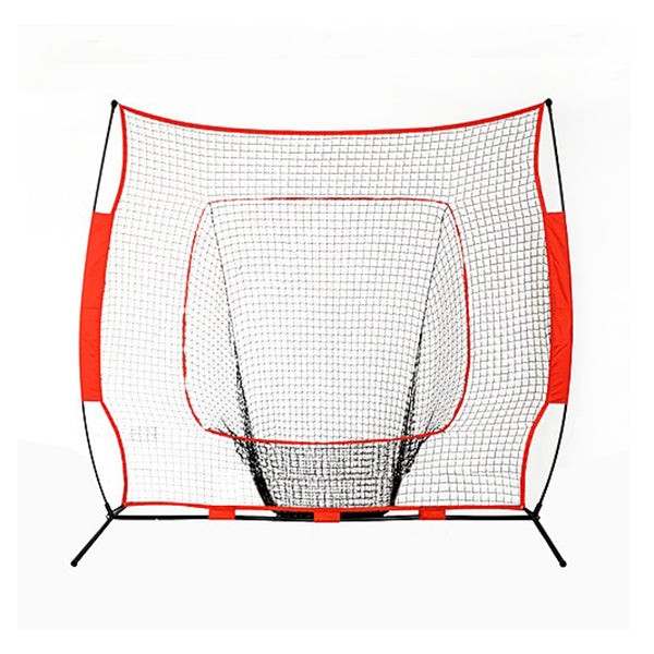 Portable Baseball Training Net Stand Softball Practice Tennis Sports