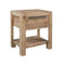Nightstand With Drawer 40X30X48 Cm Solid Acacia Wood