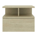 Floating Nightstands 2 Pcs Sonoma Oak 40X31X27 Cm Chipboard