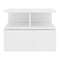 Floating Nightstands 2 Pcs White 40X31X27 Cm Chipboard
