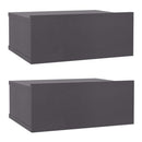 Floating Nightstands 2 Pcs 40X30X15 Cm Chipboard