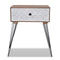 Nightstands With Drawer 2 Pcs Brown