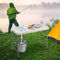 Portable Fish Cleaning Table with Sink for Picnic Fishing